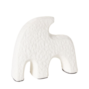 White Abstract Sculpture