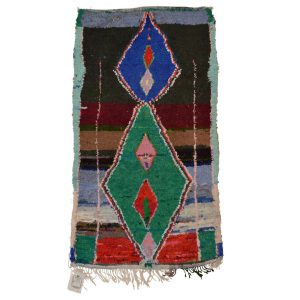 Moroccan Boucherouite Rug 40"x57"