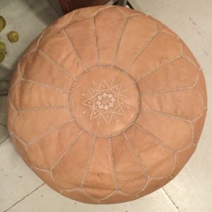Peach Pouf Large