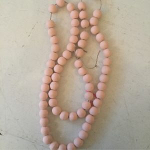 Pink Wood Beads