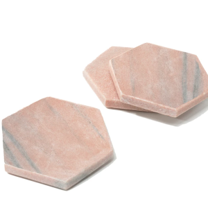 Rose Hexagon Coasters