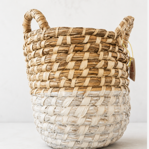 Dipped Sea Grass Hamper- Sm