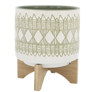 Small Aztec Olive Planter
