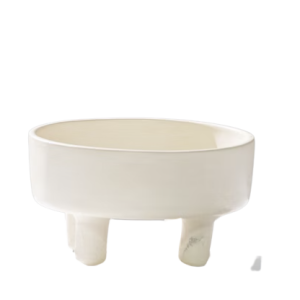 Low Ivory Terracotta Bowl