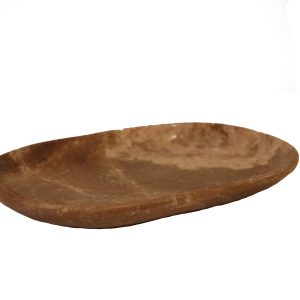 Oval Aragonite Dish