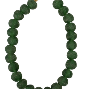 Green Mixed Glass Beads Med