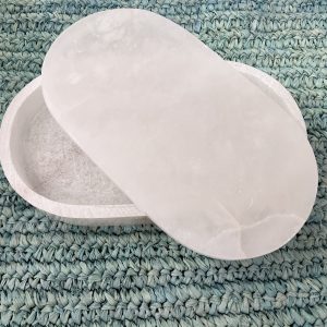 Alabaster Box Oval