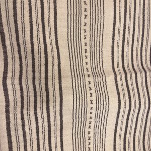Neutral Brown Striped Pillow