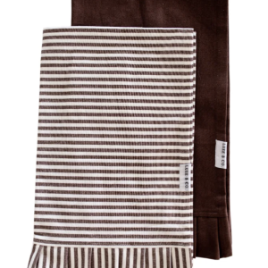 Stripes Ruffle Kitchen Dish Towels