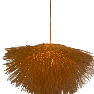 Bleached Spiky Flower Pendant